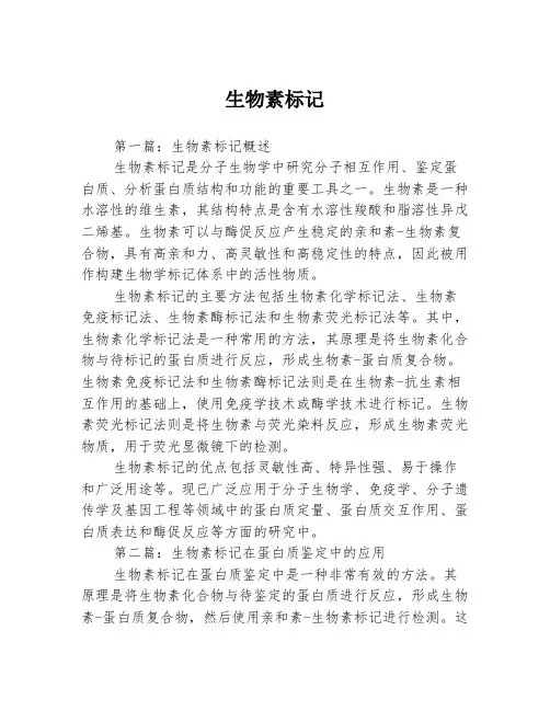 生物素标记3篇