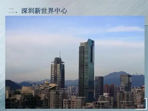 SOM作品--深圳新世界中心探究