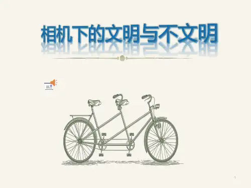 校园文明与不文明现象PPT课件