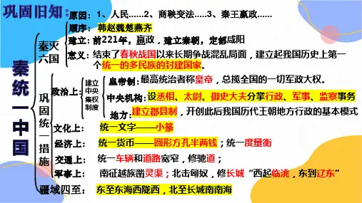 历史人教部编版七年级(上册)3.10秦末农民大起义(2024版新教材)