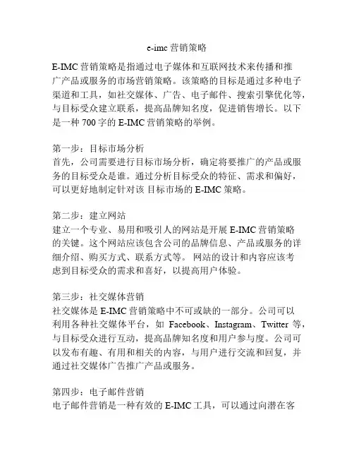 e-imc营销策略