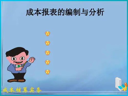 成本报表编制与分析