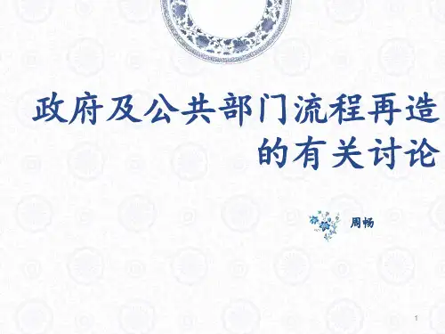 政府及公共部门流程再造资料PPT课件