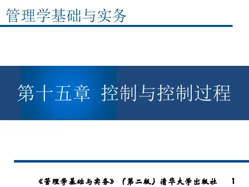 15第十五章 控制与控制过程