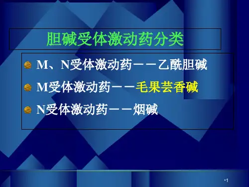 胆碱受体激动药精选