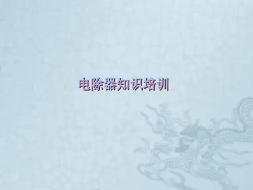 电除尘培训课件