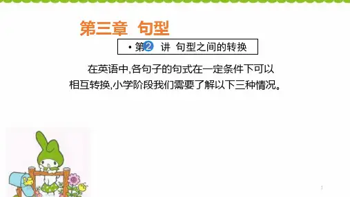 人教版(PEP)六年级下册英语小升初专题复习 第三章 句型第2讲  句型之间的转换课件