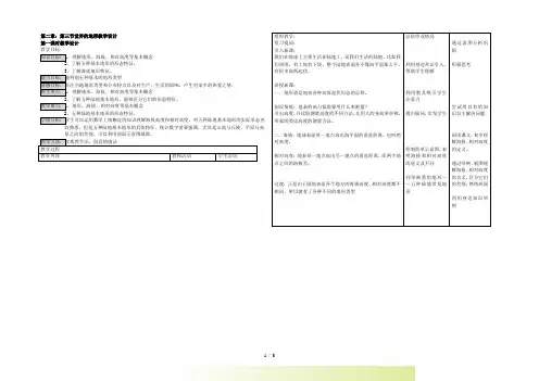 七年级地理上册第二章第三节世界地形教学设计湘教版