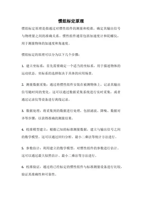 惯组标定原理