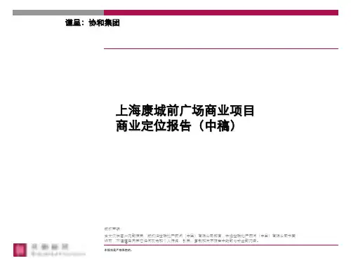 广场商业项目商业定位报告(ppt 83页)