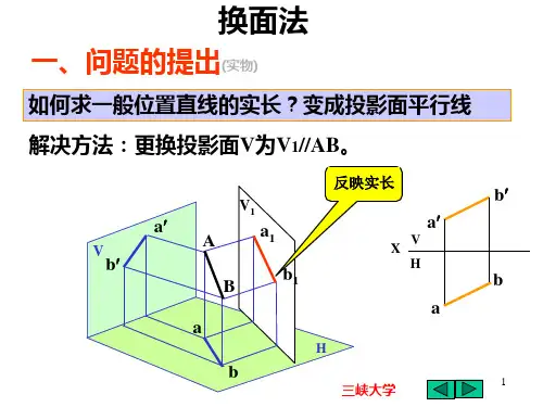画法几何制图—换面法[1]