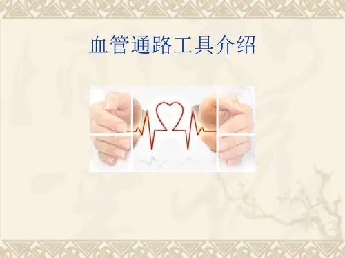 常用血管通路工具图文