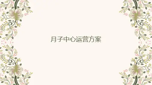 月子会所运营方案【优质PPT】