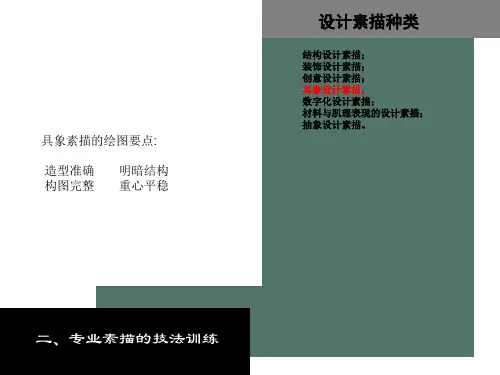 具象写实素描的表现形式