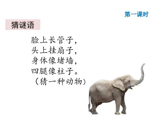 课文4《曹冲称象》