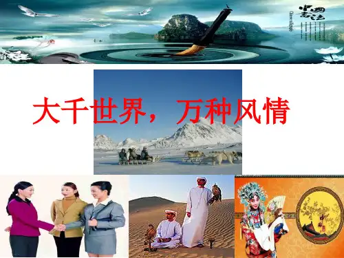 《大千世界,万种风情》PPT课件冀教版4