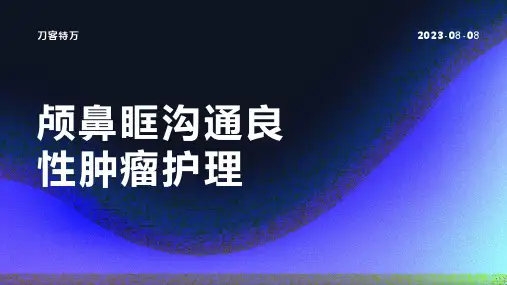 颅鼻眶沟通良性肿瘤护理