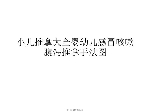 小儿推拿大全婴幼儿感冒咳嗽腹泻推拿手法图课件