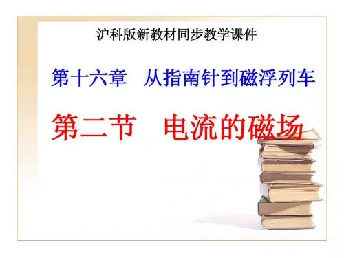 沪科九下《16.2电流的磁场》ppt课件