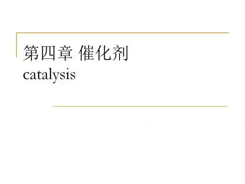 第四章 催化剂