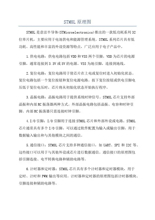 STM8L原理图