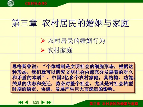 农村社会学-第三章