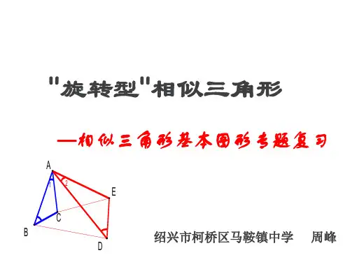旋转型相似三角形(经典)