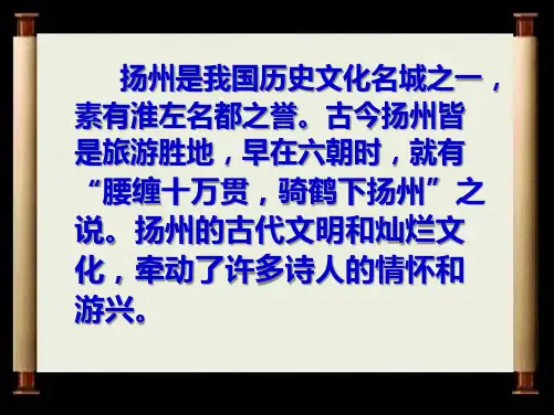 优选姜夔扬州慢ppt课件ppt(共21张PPT)