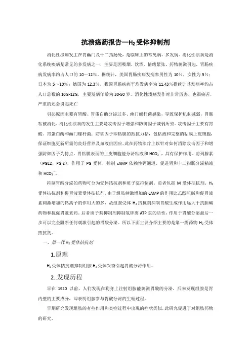 H2受体抑制剂
