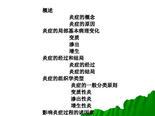 _炎症_概述PPT幻灯片