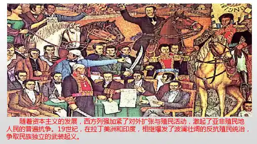 殖民地人民的反抗斗争   部编版九年级历史下册