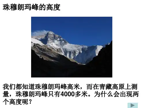 七年级地理等高线与地形图优秀课件
