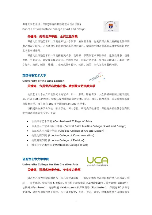邓迪大学艺术设计学院