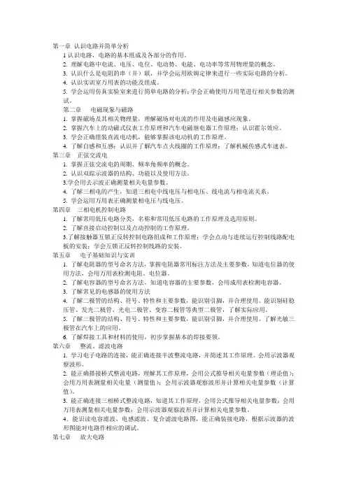 课程章节