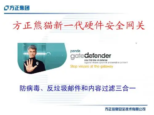 方正熊猫新一代硬件安全网关PAGD