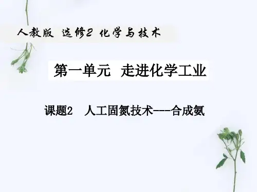 《课题2 人工固氮技术──合成氨》PPT课件(云南省市级优课)