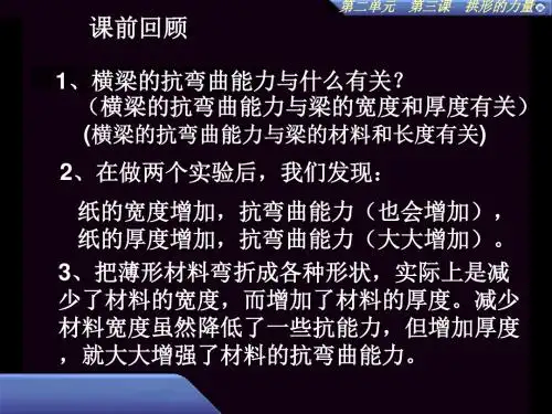 3、拱形的力量
