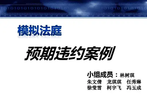 模拟法庭ppt