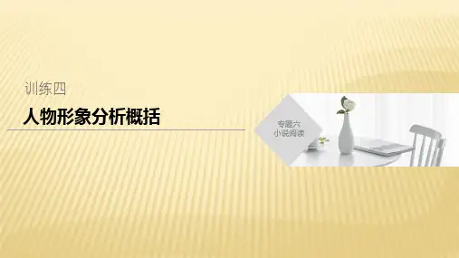 2020年高考语文二轮复习专题六小说阅读训练四人物形象分析概括课件