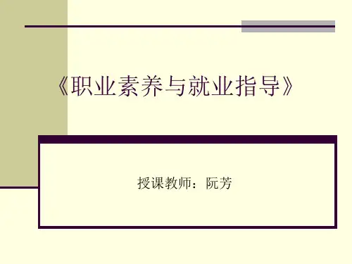 第一章  认识职业世界