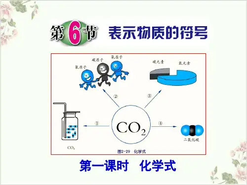 浙教版初中科学八级下册_表示物质的符号_