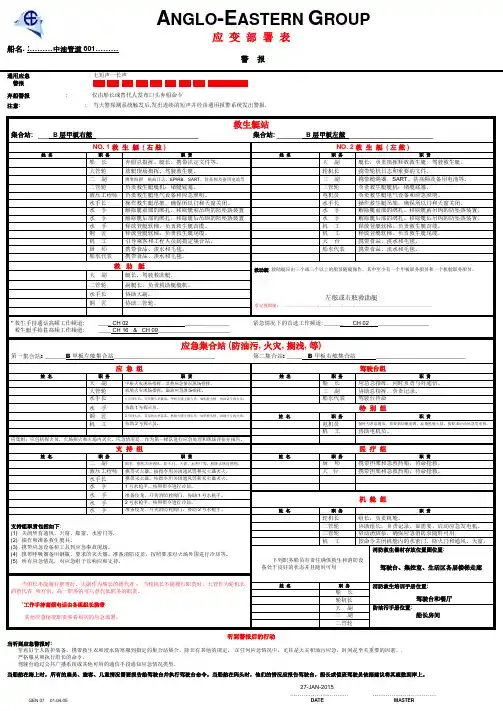 中英MUSTER LI应变部署表