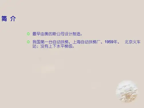 扶梯基本原理与结构z(共67张PPT)