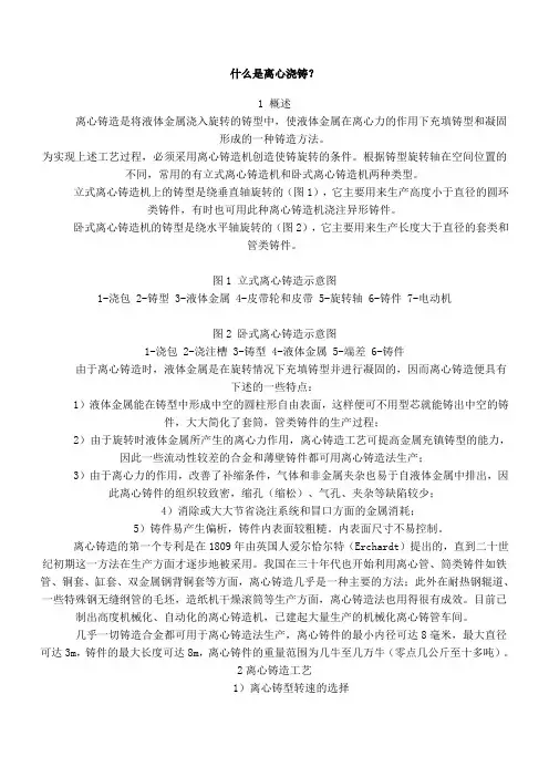 离心浇铸