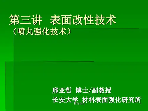 喷丸强化技术