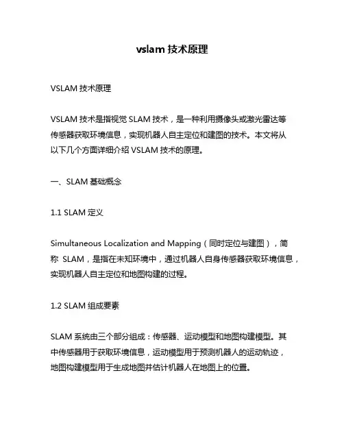 vslam技术原理
