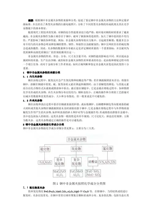 钢中夹杂物知识.