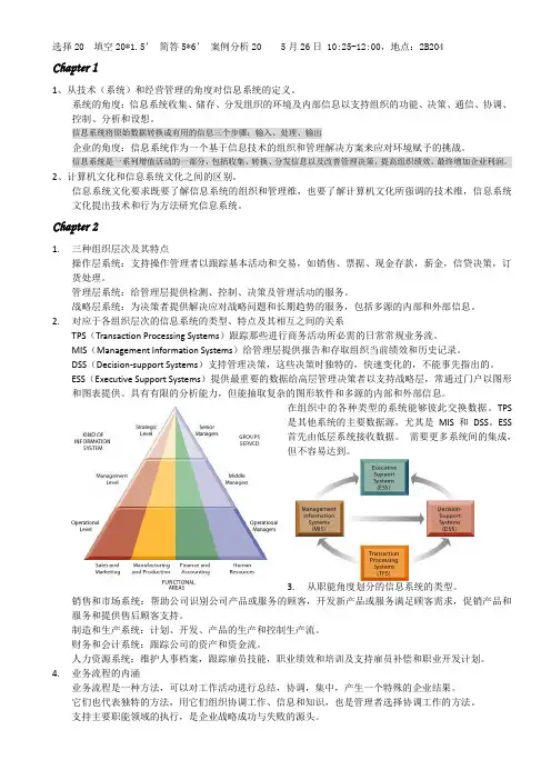 MIS 管理信息系统