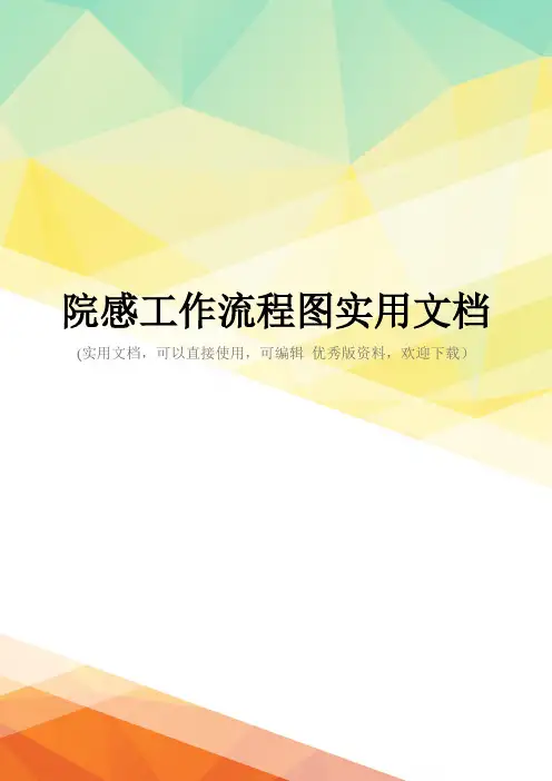 院感工作流程图实用文档