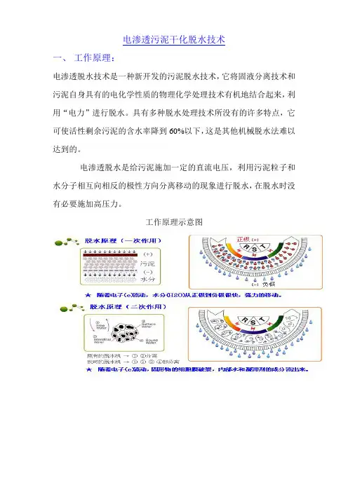 电渗透污泥脱水技术—打破常规污泥干化脱水技术路线